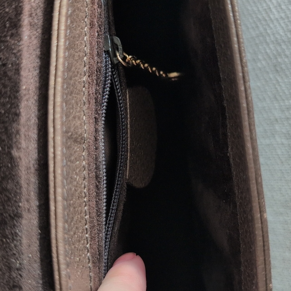 Gucci Vintage Metallic Brown Handbag with Bamboo Handle - Picture 12 of 12
